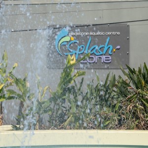 Aquatic centre splash zone