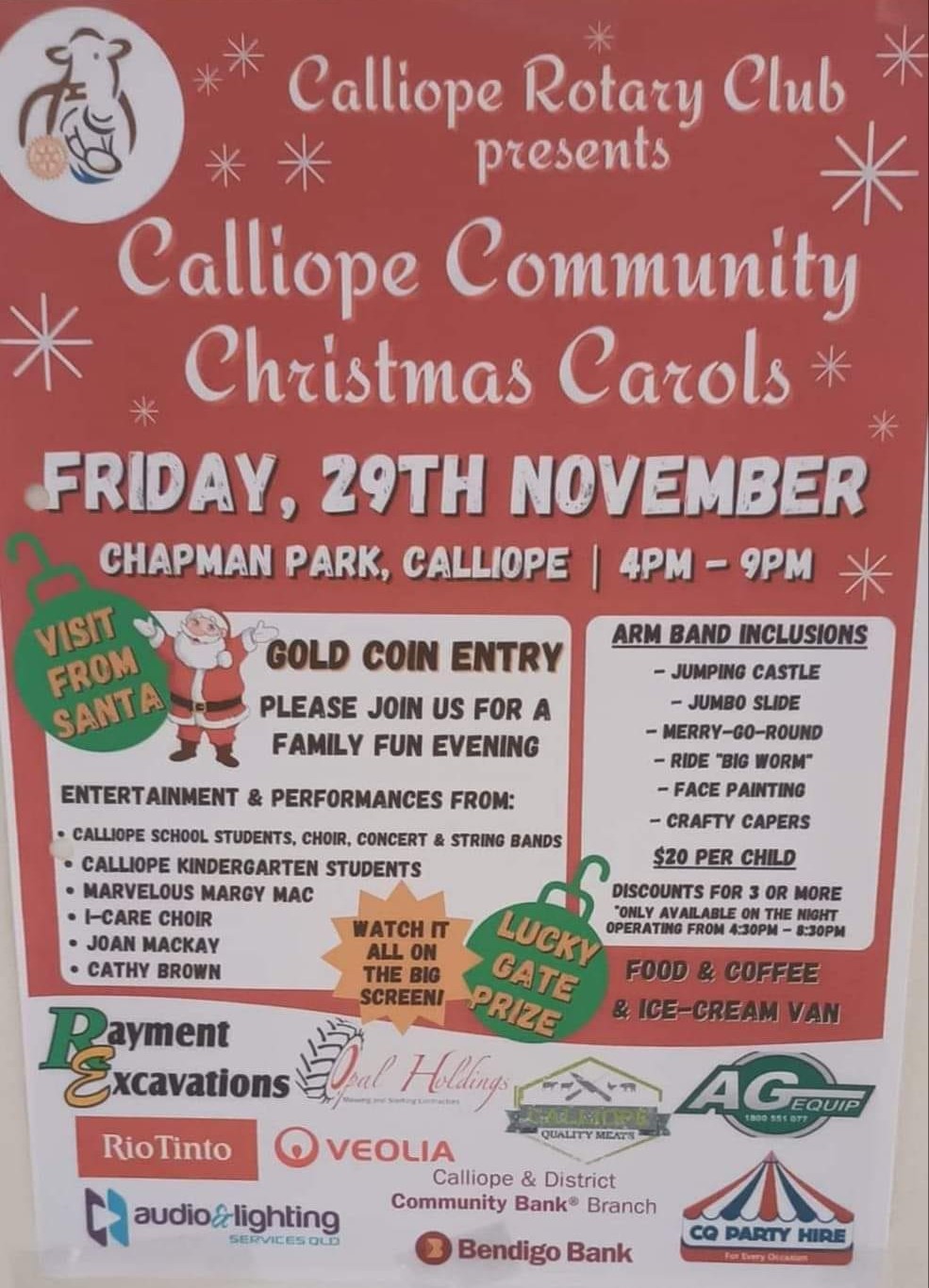 Calliope christmas carols 2024