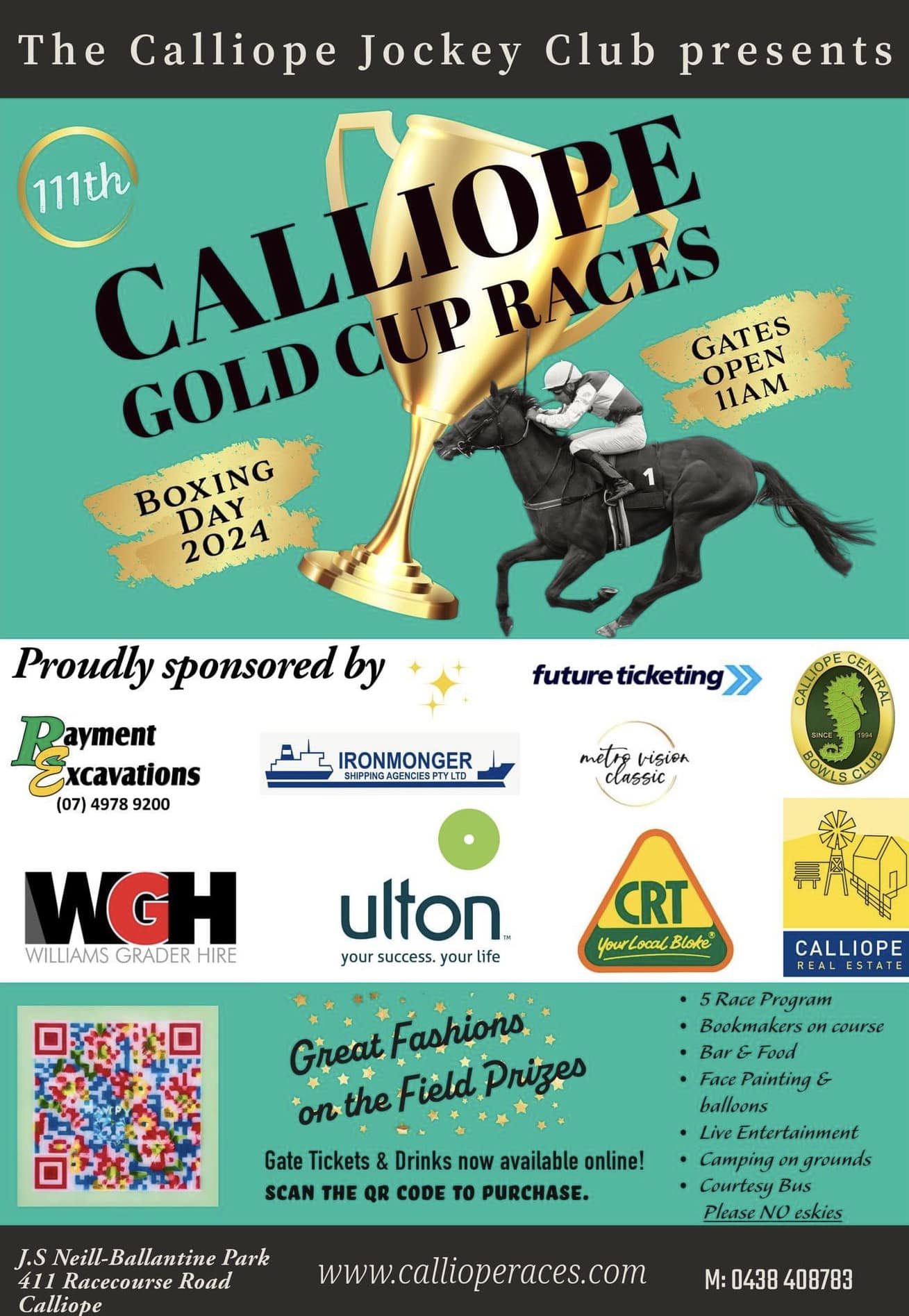 Calliope gold cup races 2024