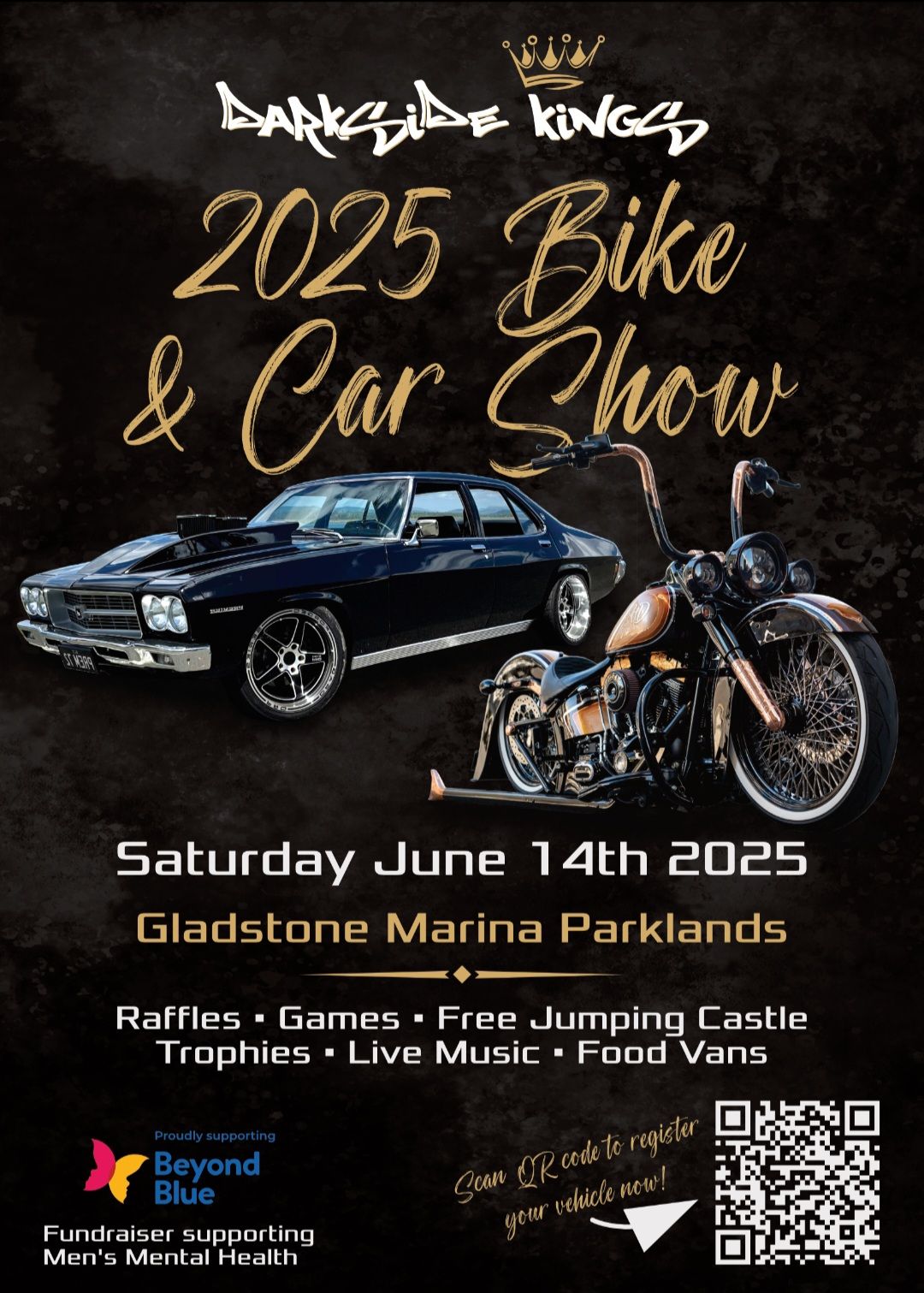 Dark side kings bike and car show