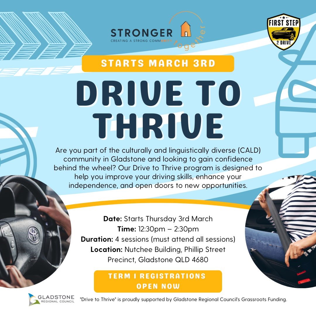 Drive to thrive poster