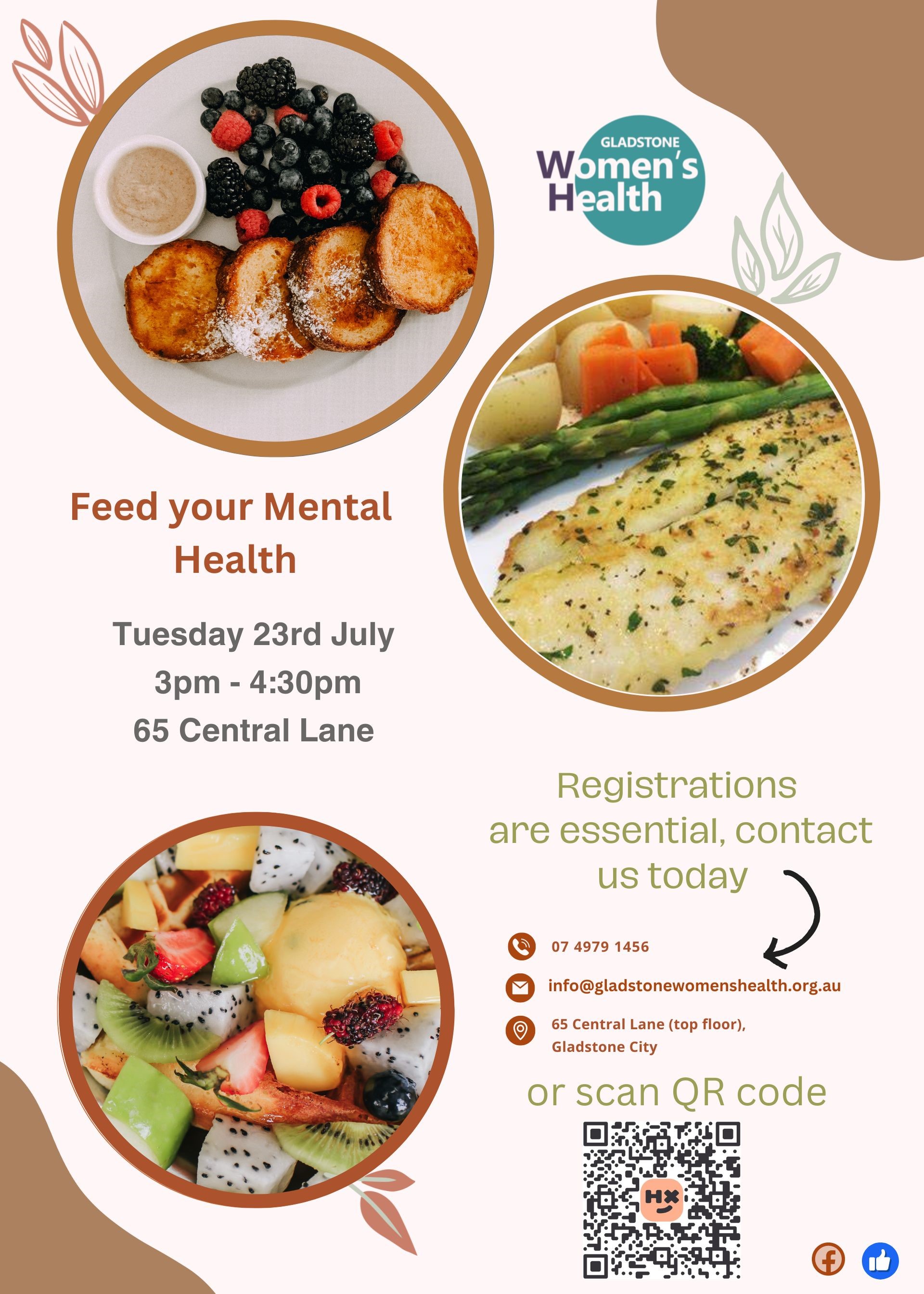 Feed your mental health poster