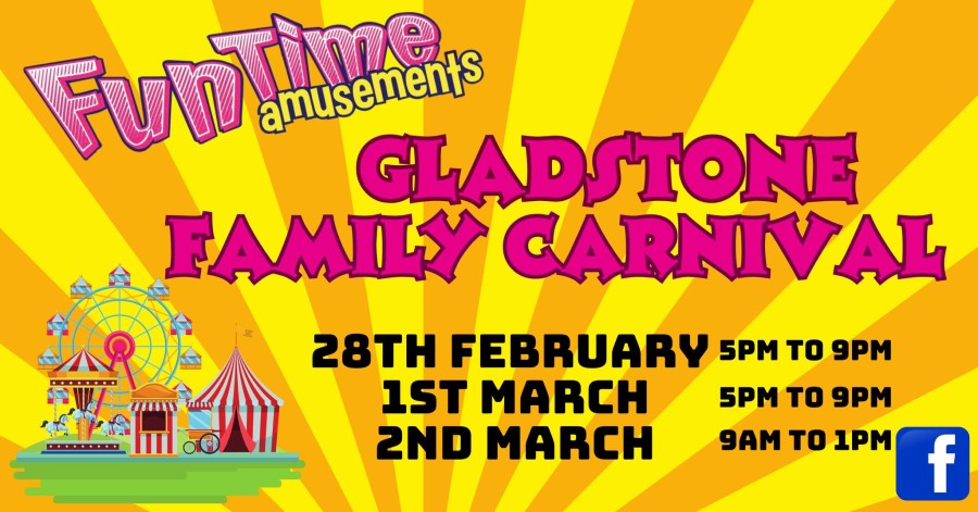 Gladstone family carnival banner