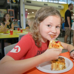 Library pizza night