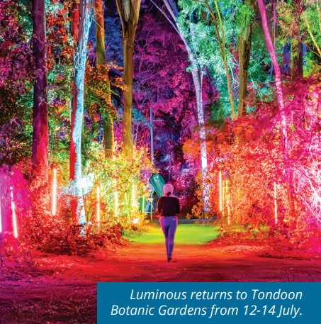 Luminous returns 2024 with caption