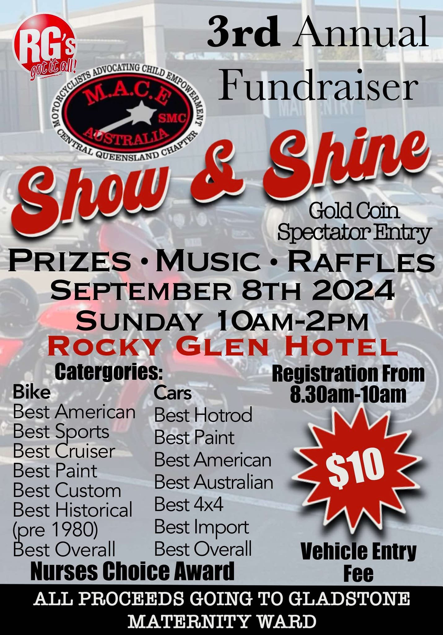 Mace show and shine 2024 poster