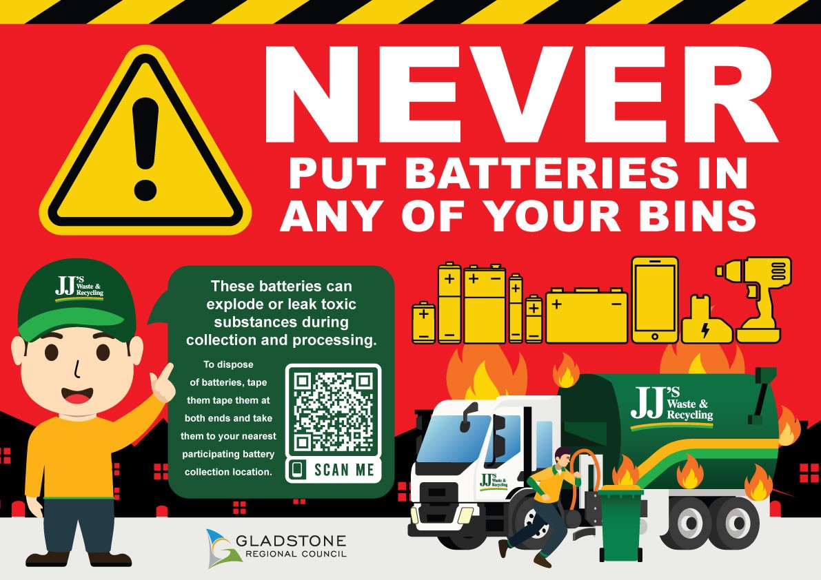 Never bin batteries