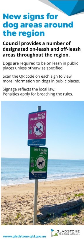 New signs for dogs wording