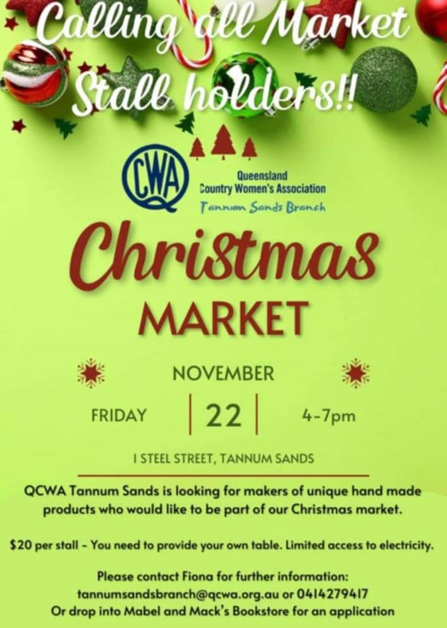 Qcwa tannum sands christmas market