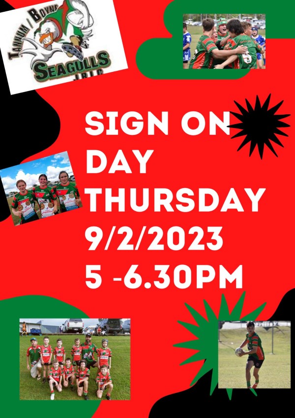 Seagulls sign on poster 2023