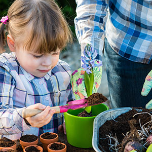 TBG kids gardening