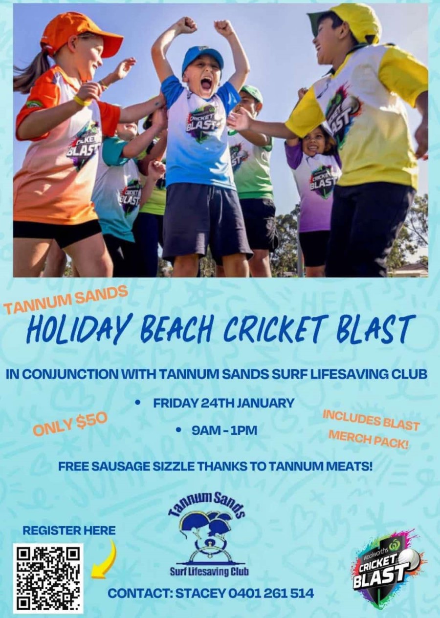 Ts holiday beach cricket blast