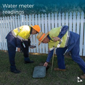 Water meter readers side advert